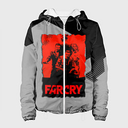 Куртка с капюшоном женская FARCRY, цвет: 3D-белый