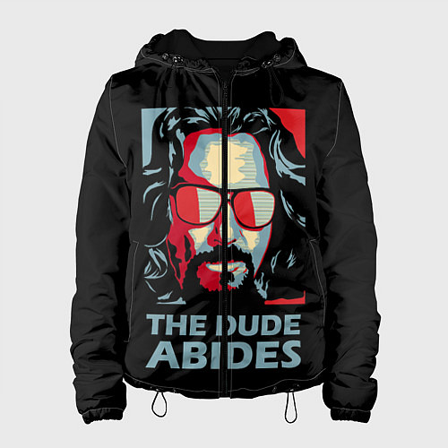 Женская куртка The Dude Abides Лебовски / 3D-Черный – фото 1