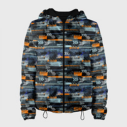 Куртка с капюшоном женская Экстрим, цвет: 3D-черный