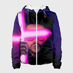 Куртка с капюшоном женская The Weeknd - Blinding Lights, цвет: 3D-белый