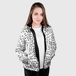 Куртка с капюшоном женская Cleo, цвет: 3D-черный — фото 2