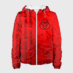 Куртка с капюшоном женская Элден Ринг - Взрыв Паттерн, цвет: 3D-белый