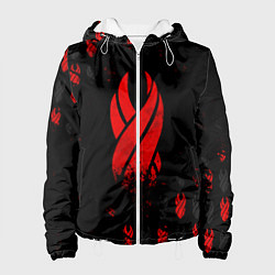 Куртка с капюшоном женская DEAD SPACE ОБЕЛИСК, цвет: 3D-белый