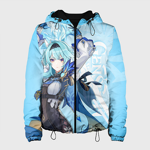 Женская куртка Genshin Impact, Эола / 3D-Черный – фото 1