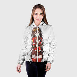 Куртка с капюшоном женская Эмбер из Genshin Impact, цвет: 3D-белый — фото 2