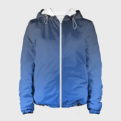 Куртка с капюшоном женская DARK OCEAN GRADIENT, цвет: 3D-белый