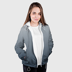 Куртка с капюшоном женская GRADIENT 50 SHADES OF GREY, цвет: 3D-белый — фото 2