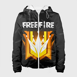 Куртка с капюшоном женская Free Fire Фри фаер, цвет: 3D-белый