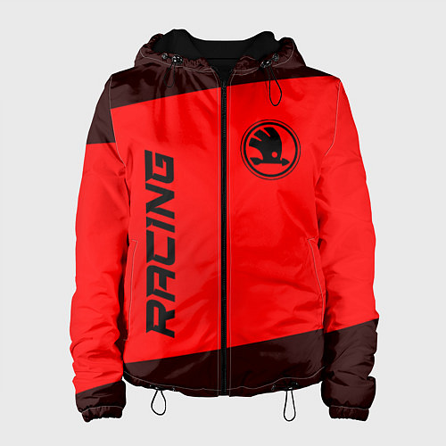 Женская куртка Skoda - Racing / 3D-Черный – фото 1