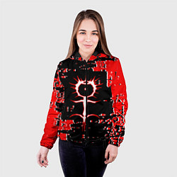 Куртка с капюшоном женская GHOSTEMANE, цвет: 3D-черный — фото 2