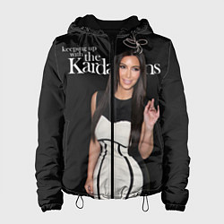 Куртка с капюшоном женская Keeping up with Kardashians, цвет: 3D-черный
