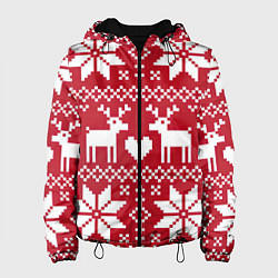 Женская куртка Рождественские олени
