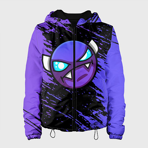 Женская куртка Geometry Dash / 3D-Черный – фото 1