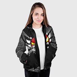 Куртка с капюшоном женская Geometry Dash: Fragments, цвет: 3D-черный — фото 2