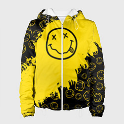 Женская куртка Nirvana Smile Нирвана Рваный Паттерн