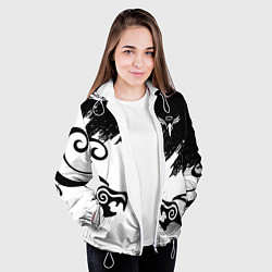 Куртка с капюшоном женская ТОКИЙСКИЕ МСТИТЕЛИ ВАЛЬГАЛЛА, цвет: 3D-белый — фото 2