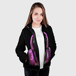 Куртка с капюшоном женская Squid Game Triangle Guy, цвет: 3D-черный — фото 2