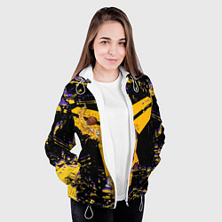 Куртка с капюшоном женская Los angeles lakers NBA, цвет: 3D-белый — фото 2