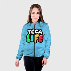 Куртка с капюшоном женская Toca Life: Logo, цвет: 3D-черный — фото 2