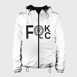 Куртка с капюшоном женская FQRck - Локдаун, цвет: 3D-черный