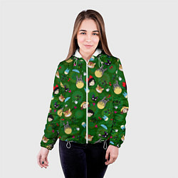 Куртка с капюшоном женская Totoro&Kiki ALLSTARS, цвет: 3D-белый — фото 2