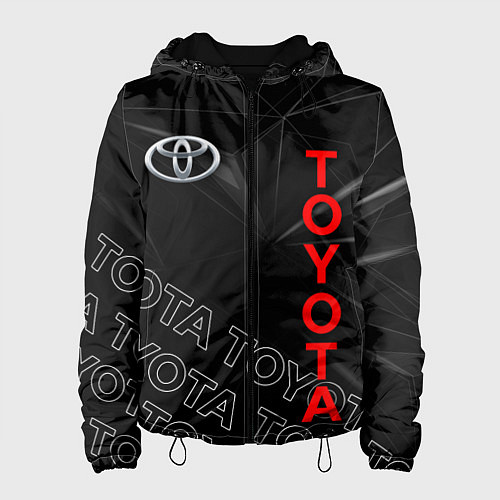 Женская куртка TOYOTA SPORT ГЕОМЕТРИЯ / 3D-Черный – фото 1