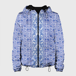 Женская куртка Русские узоры Гжель