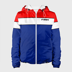 Куртка с капюшоном женская В стиле 90х FIRM, цвет: 3D-белый