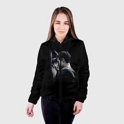 Куртка с капюшоном женская 50 Оттенков Серого Фильм, цвет: 3D-черный — фото 2