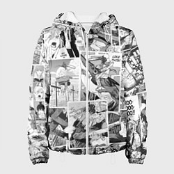 Куртка с капюшоном женская Chainsaw Man Человек-бензопила манга, цвет: 3D-белый