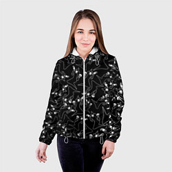 Куртка с капюшоном женская KIZARU HAUNTED FAMILY ПАТТЕРН, цвет: 3D-белый — фото 2