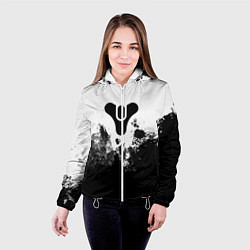 Куртка с капюшоном женская Дестени за гранью света, цвет: 3D-белый — фото 2
