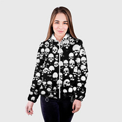 Куртка с капюшоном женская Остатки от головы, цвет: 3D-белый — фото 2