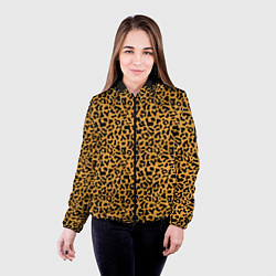 Куртка с капюшоном женская Леопард Leopard, цвет: 3D-черный — фото 2