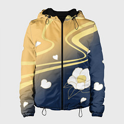 Куртка с капюшоном женская КОСТЮМ АЯКИ КАМИСАТО, цвет: 3D-черный