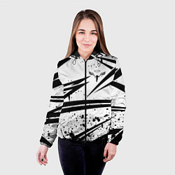Куртка с капюшоном женская Токийские мстители - Геометрия, цвет: 3D-черный — фото 2