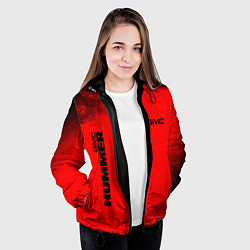 Куртка с капюшоном женская ХАММЕР GMC - GMC - Огонь, цвет: 3D-черный — фото 2