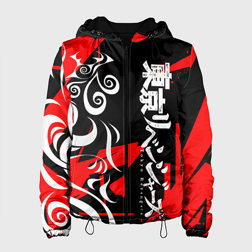 Женская куртка TOKYO REVENGERS ТОСВА RED VER / 3D-Черный – фото 1