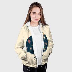 Куртка с капюшоном женская Кейд-6, цвет: 3D-белый — фото 2