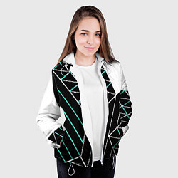 Куртка с капюшоном женская Ретиарий, цвет: 3D-белый — фото 2