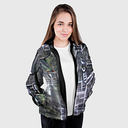 Куртка с капюшоном женская Light Kevlar, цвет: 3D-черный — фото 2