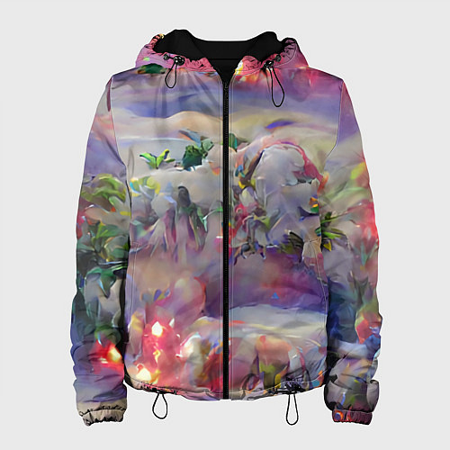 Женская куртка Милое рождество / 3D-Черный – фото 1