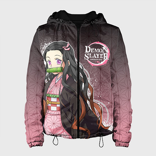 Женская куртка НЕЗУКО NEZUKO SLAYER / 3D-Черный – фото 1