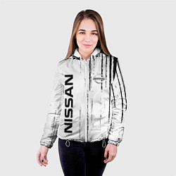 Куртка с капюшоном женская Nissan ниссан,, цвет: 3D-белый — фото 2