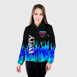 Куртка с капюшоном женская Poppy Playtime - Fire, цвет: 3D-черный — фото 2