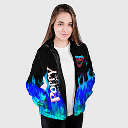 Куртка с капюшоном женская Poppy Playtime - Fire, цвет: 3D-черный — фото 2