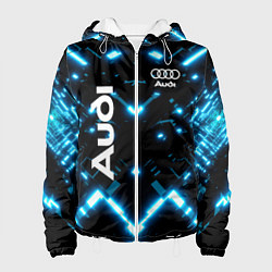 Куртка с капюшоном женская Audi Neon, цвет: 3D-белый