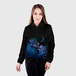 Куртка с капюшоном женская Space Shark B-01, цвет: 3D-черный — фото 2