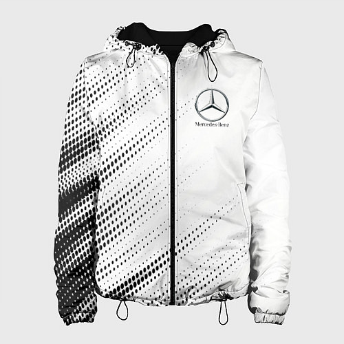 Женская куртка Mercedes-Benz - White / 3D-Черный – фото 1