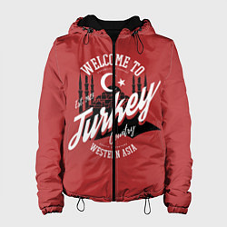 Куртка с капюшоном женская Турция - Turkey, цвет: 3D-черный